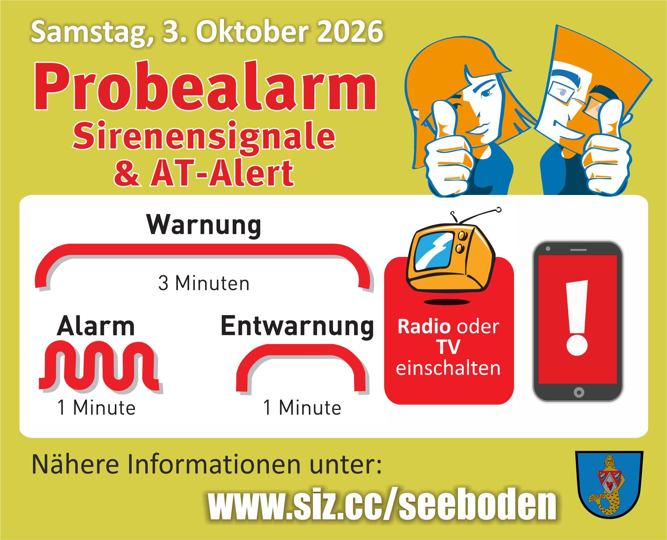 ZIVILSCHUTZ-PROBEALARM 202